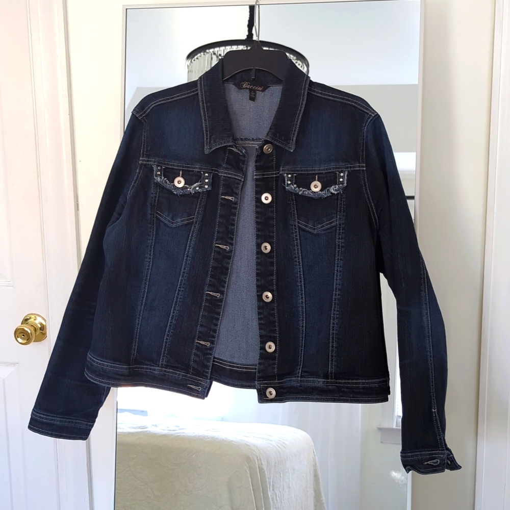 Women's Denim Jeans Jacket size L